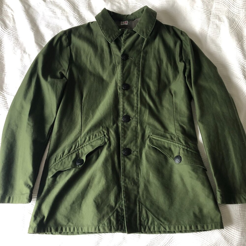 Vintage 70s Swedish Army Jacket - Women’s Norsel C48 Medium